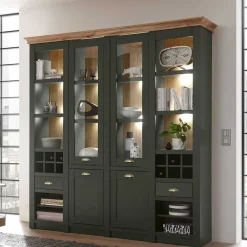 Wohnen Modernes Landhaus Buffet in Graugrün - Eylan