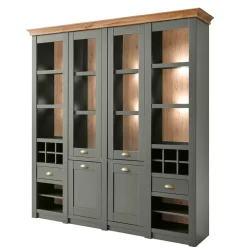 Wohnen Modernes Landhaus Buffet in Graugrün - Eylan