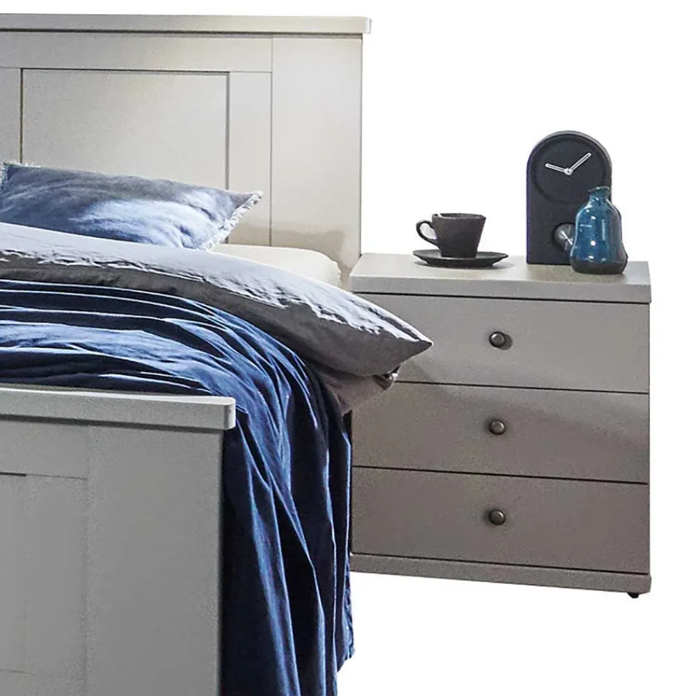 Wohnen Modernes Landhaus Schlafzimmer Set - Ridonna (vierteilig)