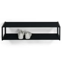 Wohnen Modernes Schuhregal mit zwei Ablagen - Acke