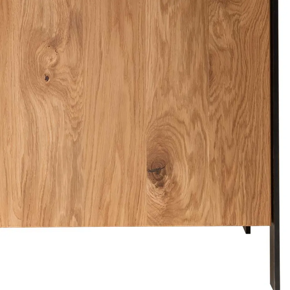 Wohnen Modernes Sideboard in Wildeiche und Anthrazit - Claas