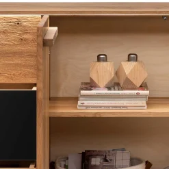 Wohnen Modernes Sideboard in Wildeiche und Anthrazit - Claas