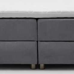 Wohnen Modernes Stauraum-Boxspringbett in Anthrazit - Zavagossa