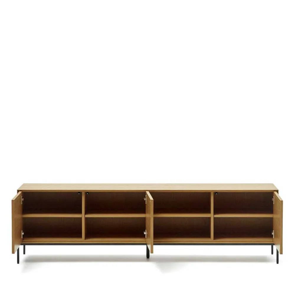 Wohnen Modernes TV Lowboard in Eiche - Utperio