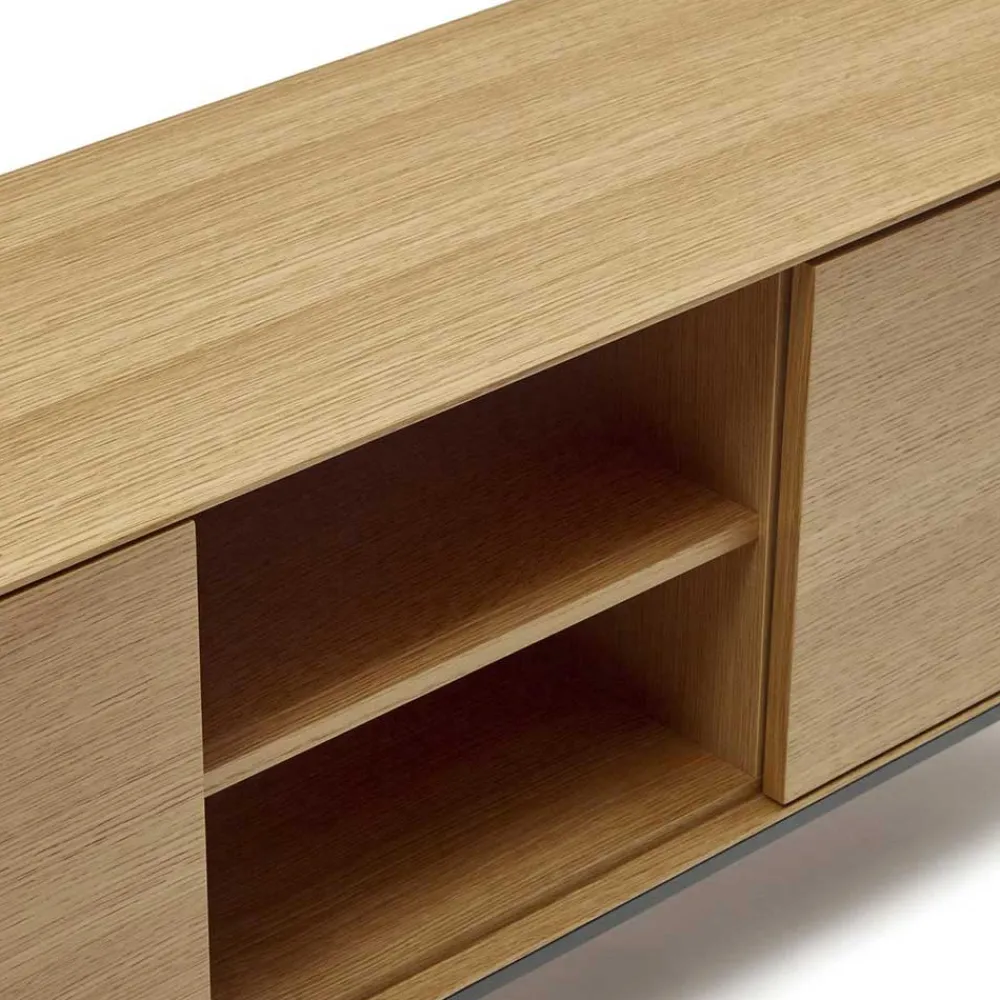 Wohnen Modernes TV Lowboard in Eiche - Utperio