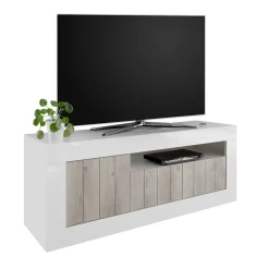 Wohnen Sideboards & Kommoden|Sideboards & Kommoden*Modernes TV Lowboard mit Fach & 3 Türen - Merenda