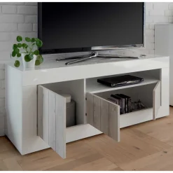 Wohnen Sideboards & Kommoden|Sideboards & Kommoden*Modernes TV Lowboard mit Fach & 3 Türen - Merenda