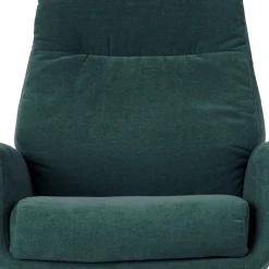 Wohnen Graue Möbel|Retro Möbel*Modernes TV Sessel Set mit Fußhocker - Trapani (zweiteilig)