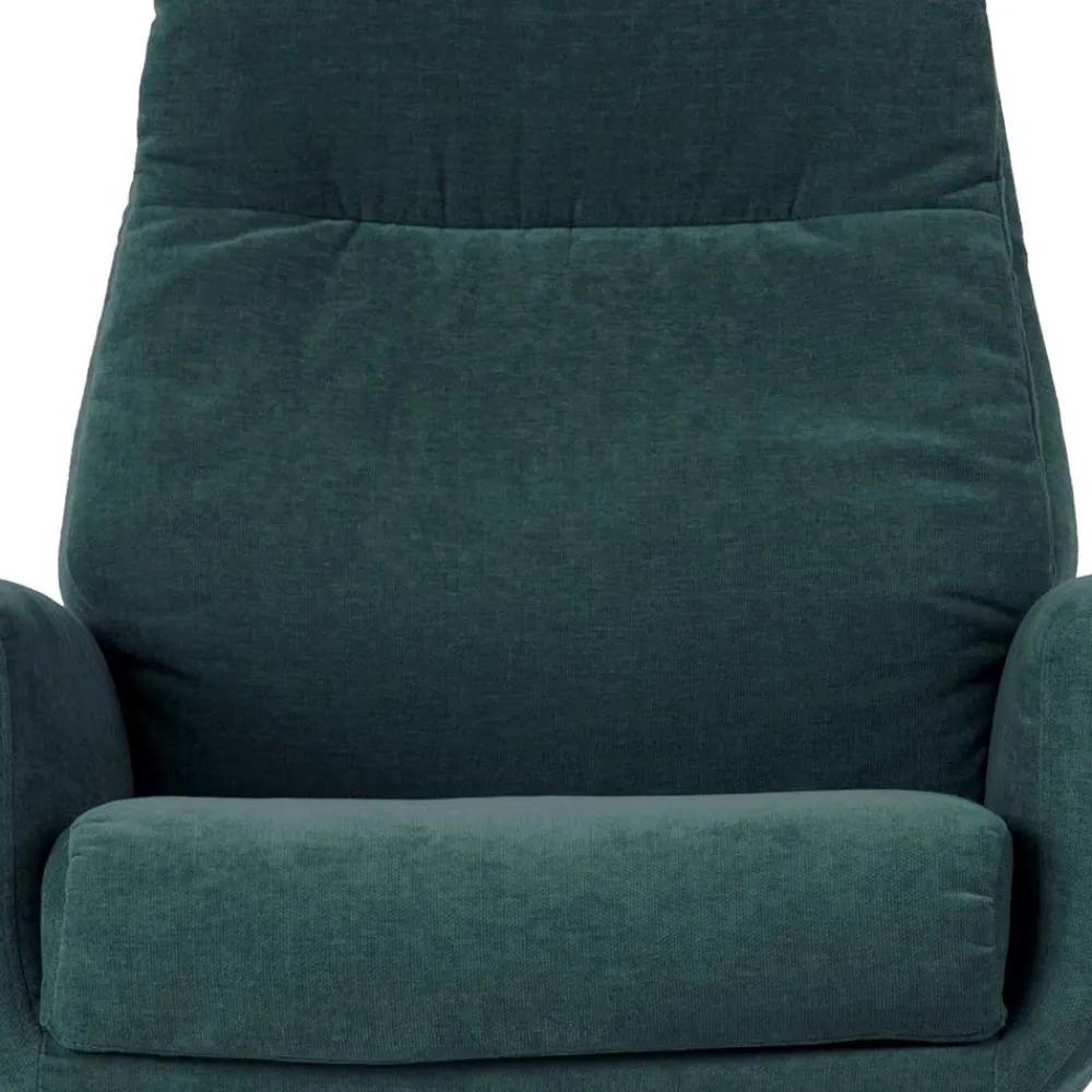 Wohnen Graue Möbel|Retro Möbel*Modernes TV Sessel Set mit Fußhocker - Trapani (zweiteilig)