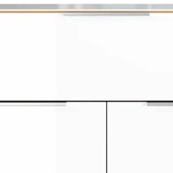 Wohnen Küchenschränke|Flurkommoden*Modernes Vertiko in Weiß & Wildeiche - Duclia