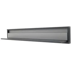 Wohnen Esszimmerregale|Regale*Modernes Wandboard in Grau - 156 cm breit - Ridona