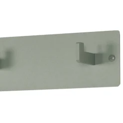 Wohnen Modern-minimalistische Wandgarderobe in Graugrün - Mecia