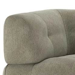 Wohnen Modul Couchelement in Blassgrün Chenille - Montreal