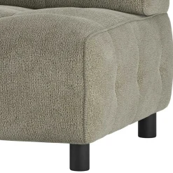 Wohnen Modul Couchelement in Blassgrün Chenille - Montreal