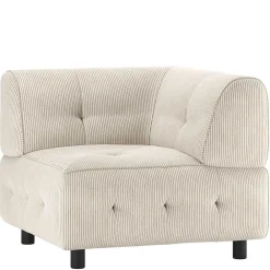 Wohnen Modul Eckelement in Beige Cord - Gabor