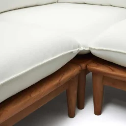 Wohnen Modul Lounge aus Teak - Palm (sechsteilig)