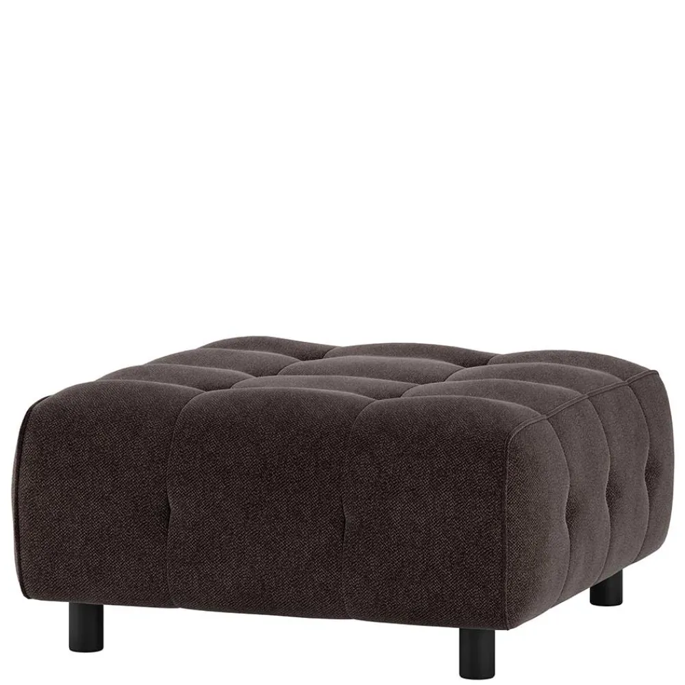 Wohnen Barhocker|Hocker*Modul Sofahocker in Graubraun meliert - Shinin