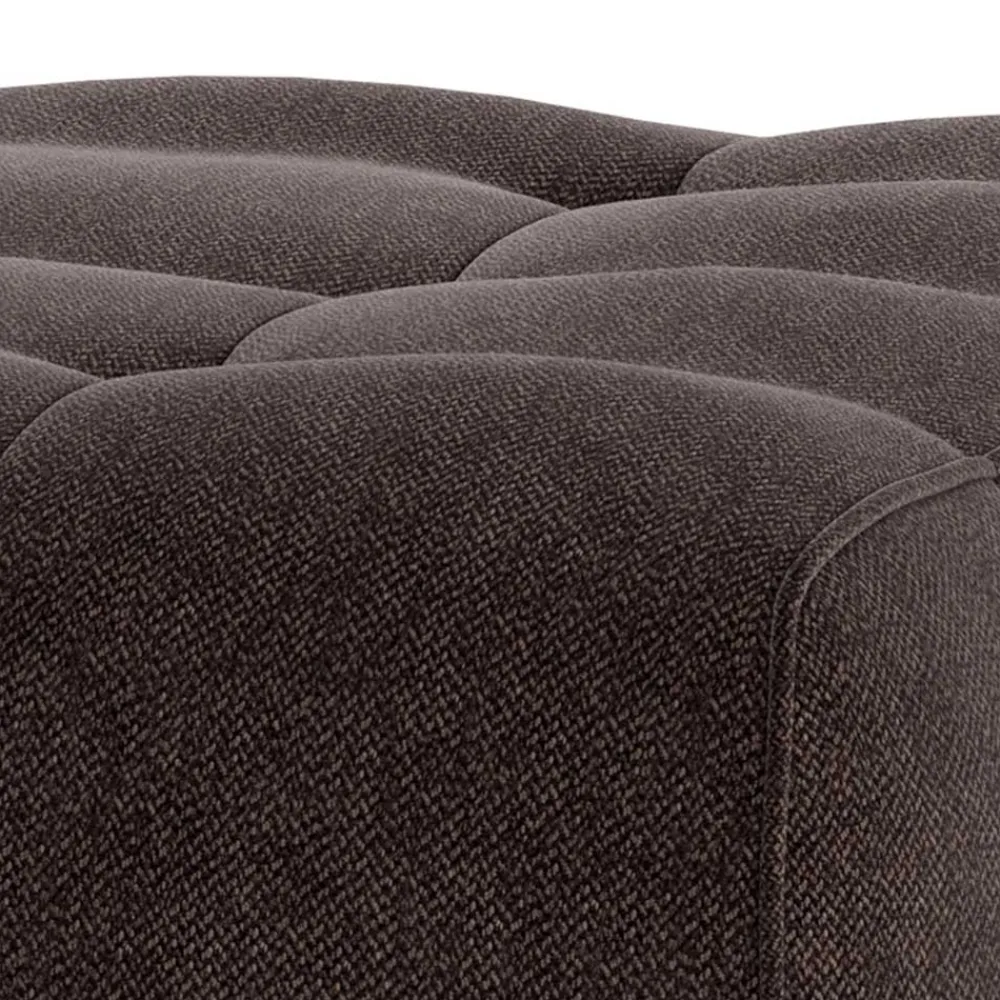 Wohnen Barhocker|Hocker*Modul Sofahocker in Graubraun meliert - Shinin