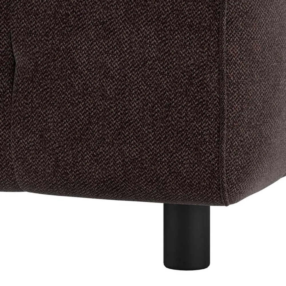 Wohnen Barhocker|Hocker*Modul Sofahocker in Graubraun meliert - Shinin