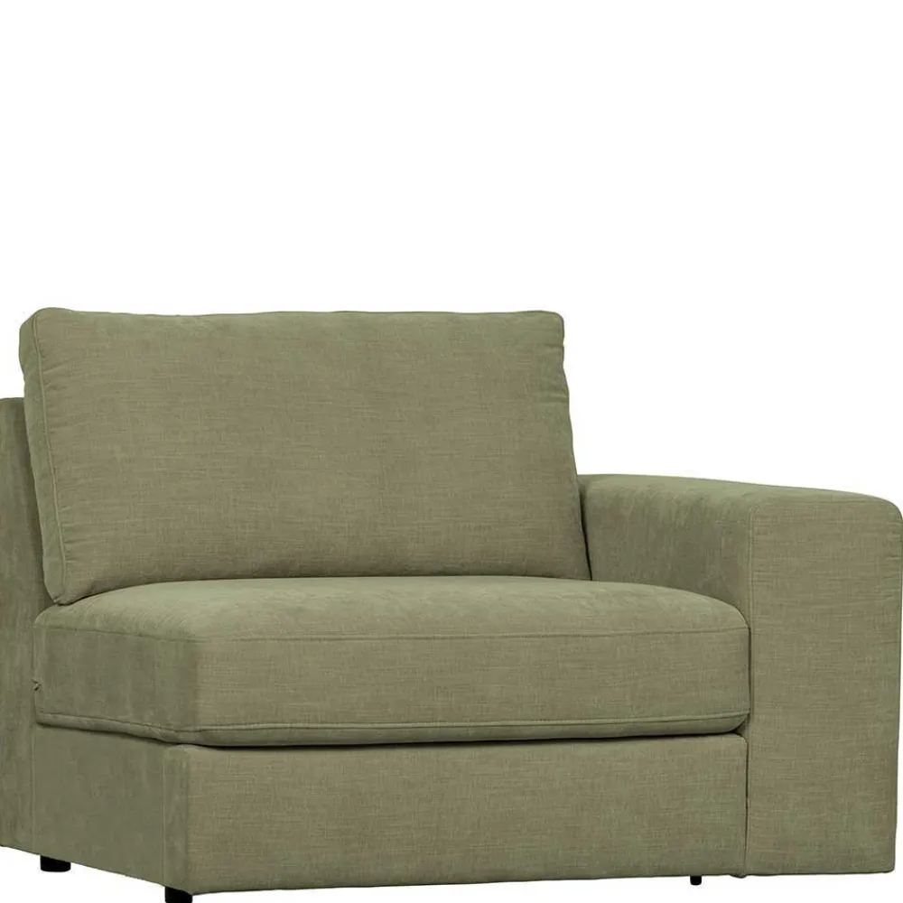 Wohnen Sofas|Sofa*Modulcouch 2 Elemente Set in Graugrün - Perconia