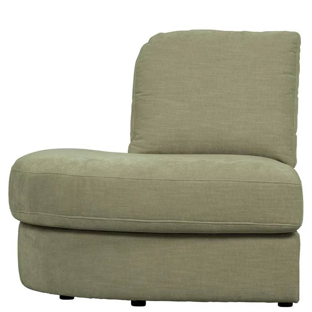 Wohnen Sofas|Sofa*Modulcouch 2 Elemente Set in Graugrün - Perconia