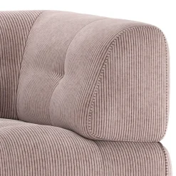 Wohnen Sofas|Sofa*Modulcouch Eckelement in Mauve Cordbezug - Samorah