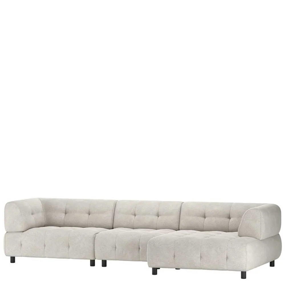 Wohnen Sofas|Sofa*Modulcouch Elemente in Hellgrau - Osika (dreiteilig)