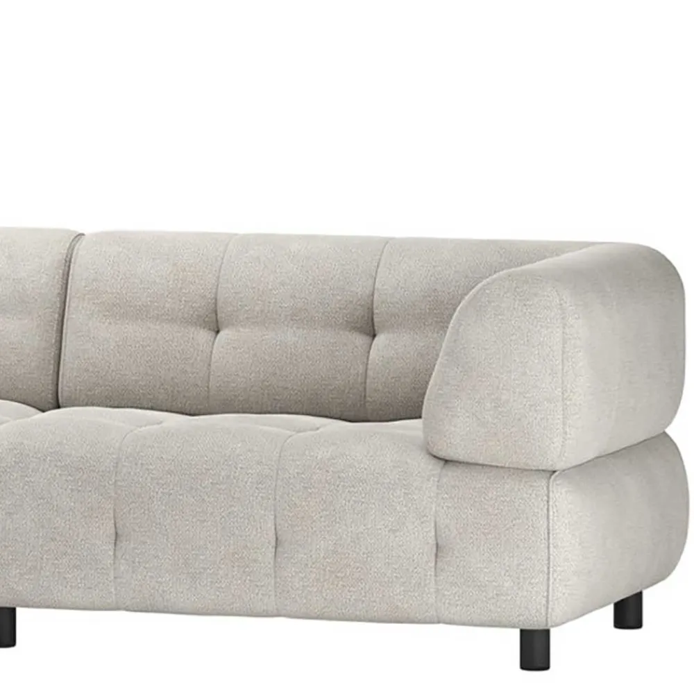 Wohnen Sofas|Sofa*Modulcouch Elemente in Hellgrau - Osika (dreiteilig)