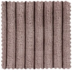 Wohnen Modulsofa Eckelement aus Cord Mauve - Samorah