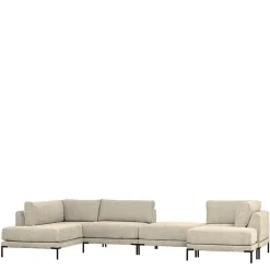 Wohnen Modulsofa Eckelement in Beige - Guerrero