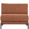 Wohnen Braune Möbel|Sofas*Modulsofa Element in Rost Braun Chenille - Brixx