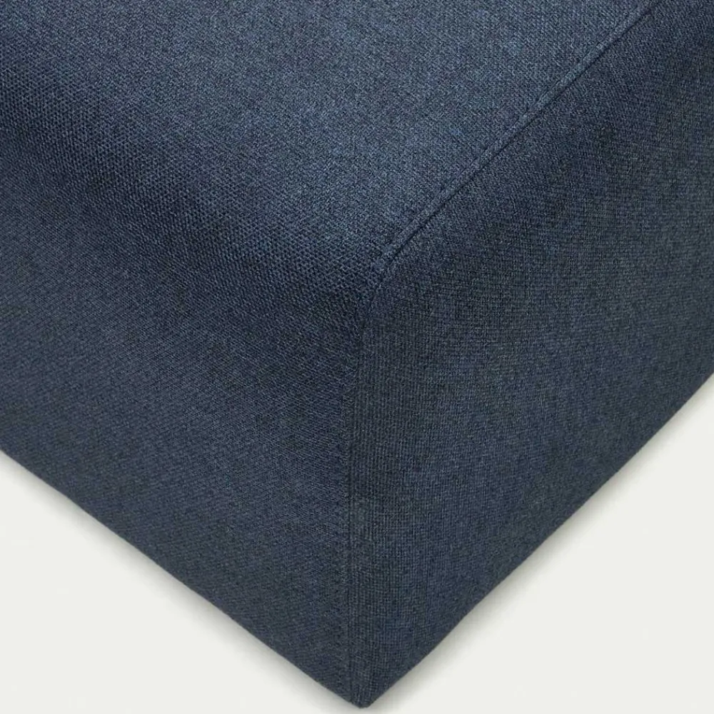 Wohnen Barhocker|Hocker*Modulsofa Hocker Randmodul in Dunkelblau - Fouzi