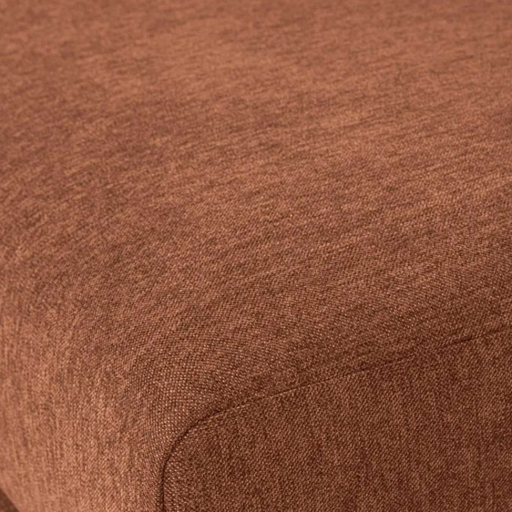 Wohnen Modulsofa Recamiere in Rost Braun - Brixx