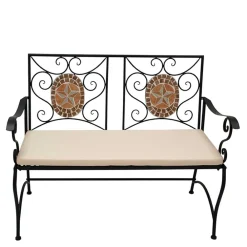 Wohnen Mosaik Gartenbank mit zwei Sitzplätzen - Estravo