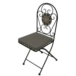 Wohnen Mosaik Gartenstühle klappbar - Tasmania (2er Set)