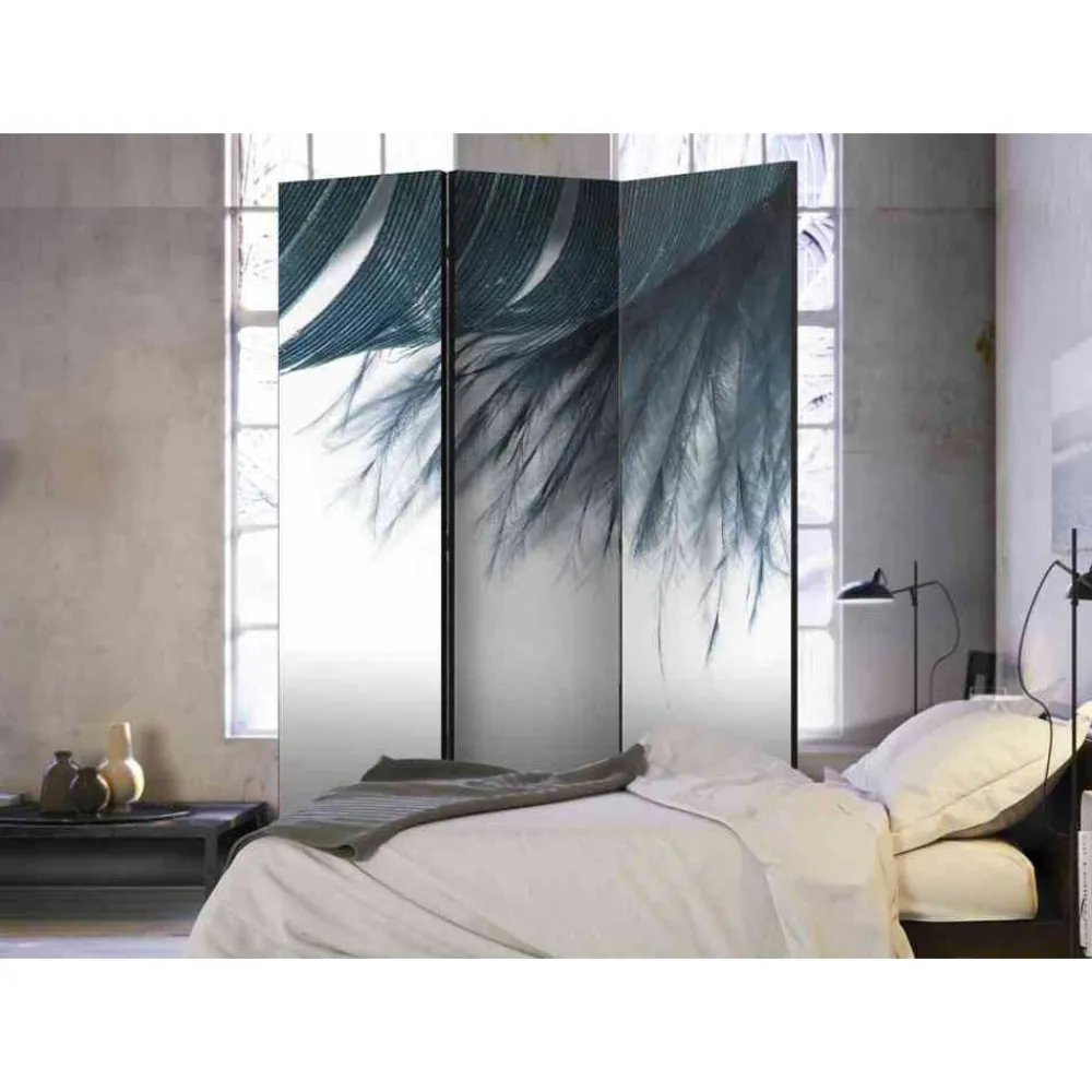 Wohnen Paravents*Motiv Raumtrenner Vogelfeder Close Up - Badetta