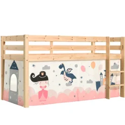 Kinder Wohnen Märchen Hochbett aus Kiefernholz - Stipendia