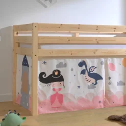 Kinder Wohnen Märchen Hochbett aus Kiefernholz - Stipendia