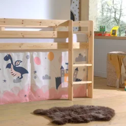 Kinder Wohnen Märchen Hochbett aus Kiefernholz - Stipendia