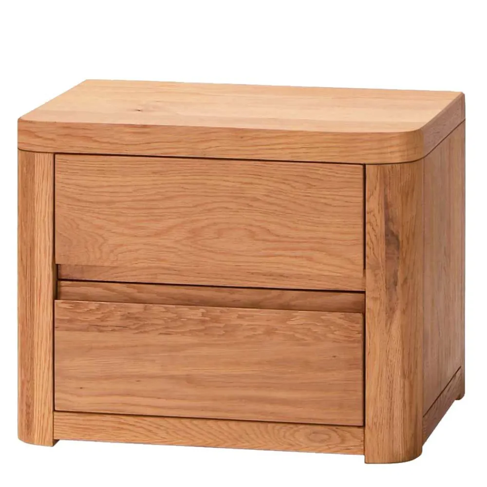 Wohnen Nachttische*Nachtkommode aus Eiche gebürstet & geölt - Finley