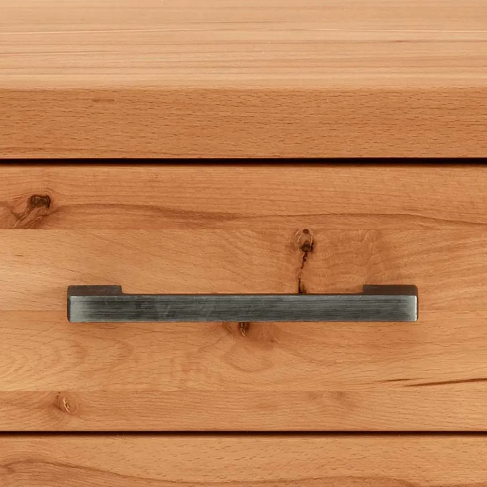 Wohnen Nachtkommode aus Kernbuche & Eisen - Dimphi