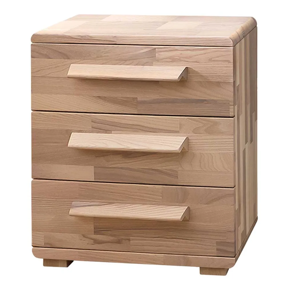 Wohnen Nachtkommode aus Kernesche massiv - Edgas