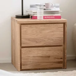 Wohnen Nachttische*Nachtkommode aus massivem Eichenholz - Villa