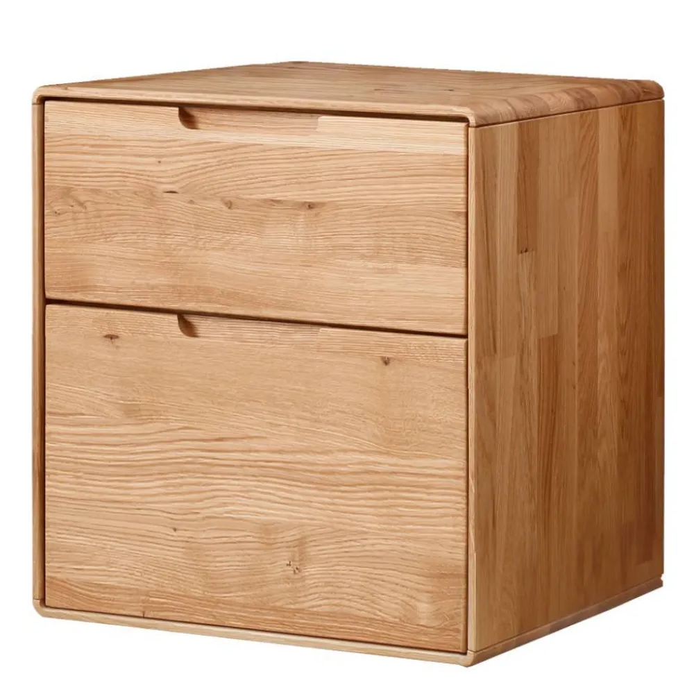 Wohnen Nachtkommode aus Massivholz Wildeiche - Darcona