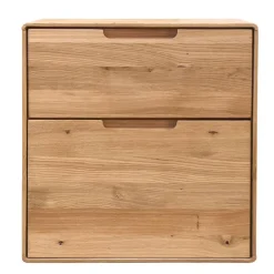 Wohnen Nachtkommode aus Massivholz Wildeiche - Darcona