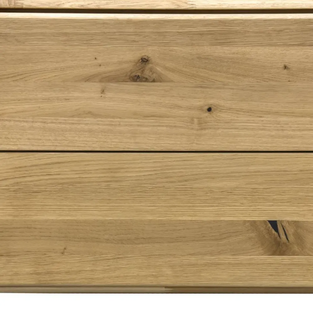 Wohnen Nachtkommode aus Wildeiche Massivholz - Feanor