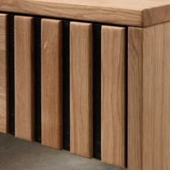 Wohnen Nachtkommode aus Wildeiche Massivholz geölt - Manarola