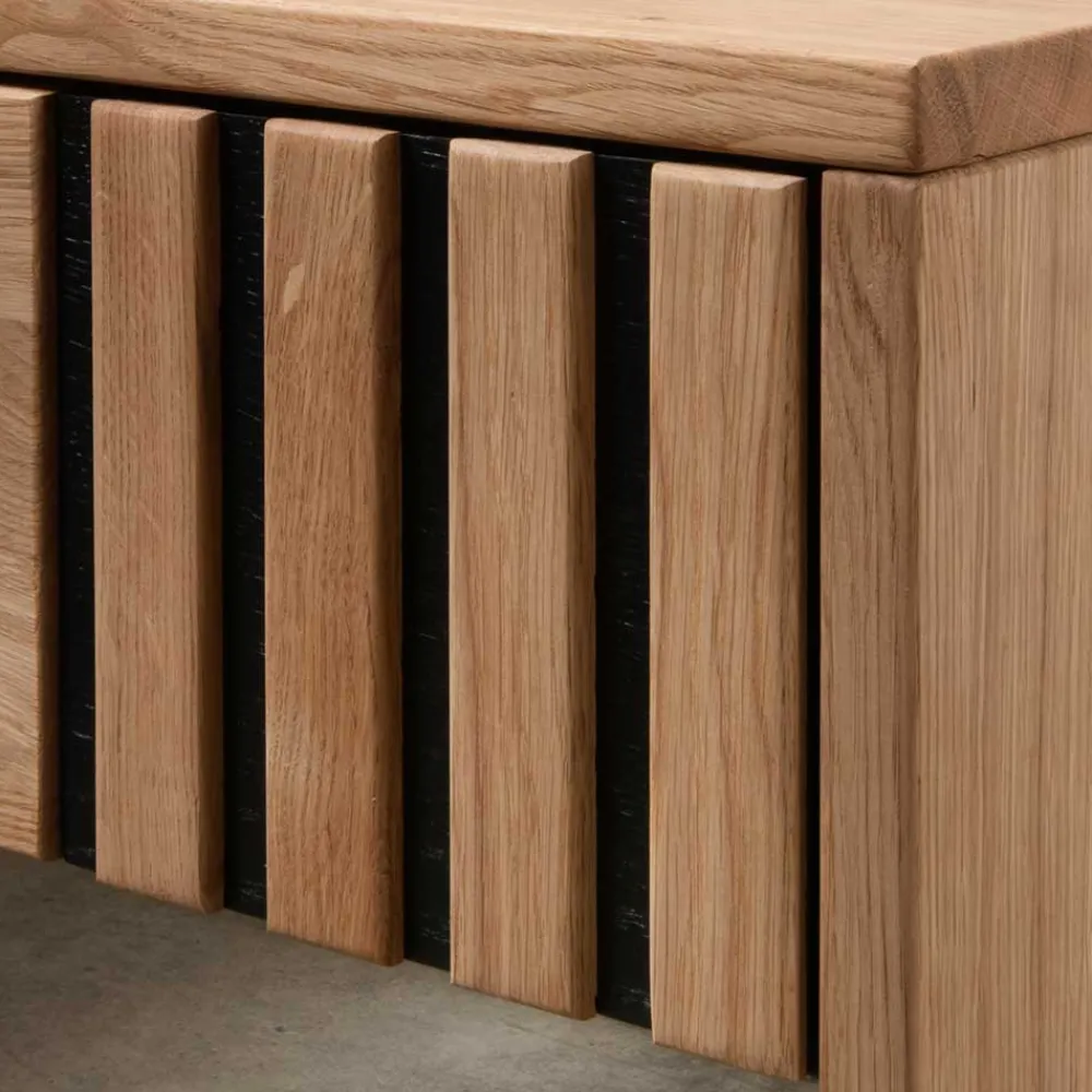 Wohnen Nachtkommode aus Wildeiche Massivholz geölt - Manarola