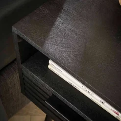 Wohnen Nachttische*Nachtkommode Beistelltisch in Schwarz - Jadamos