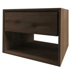 Wohnen Nachttische|Kommoden*Nachtkommode für die Wand in Eiche Dunkel - Live